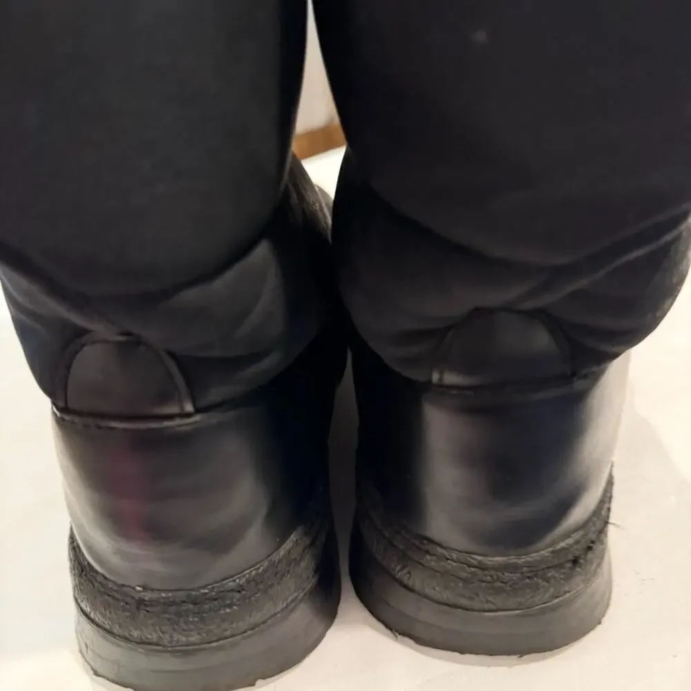 Khombu Black Winter & Rain Boots